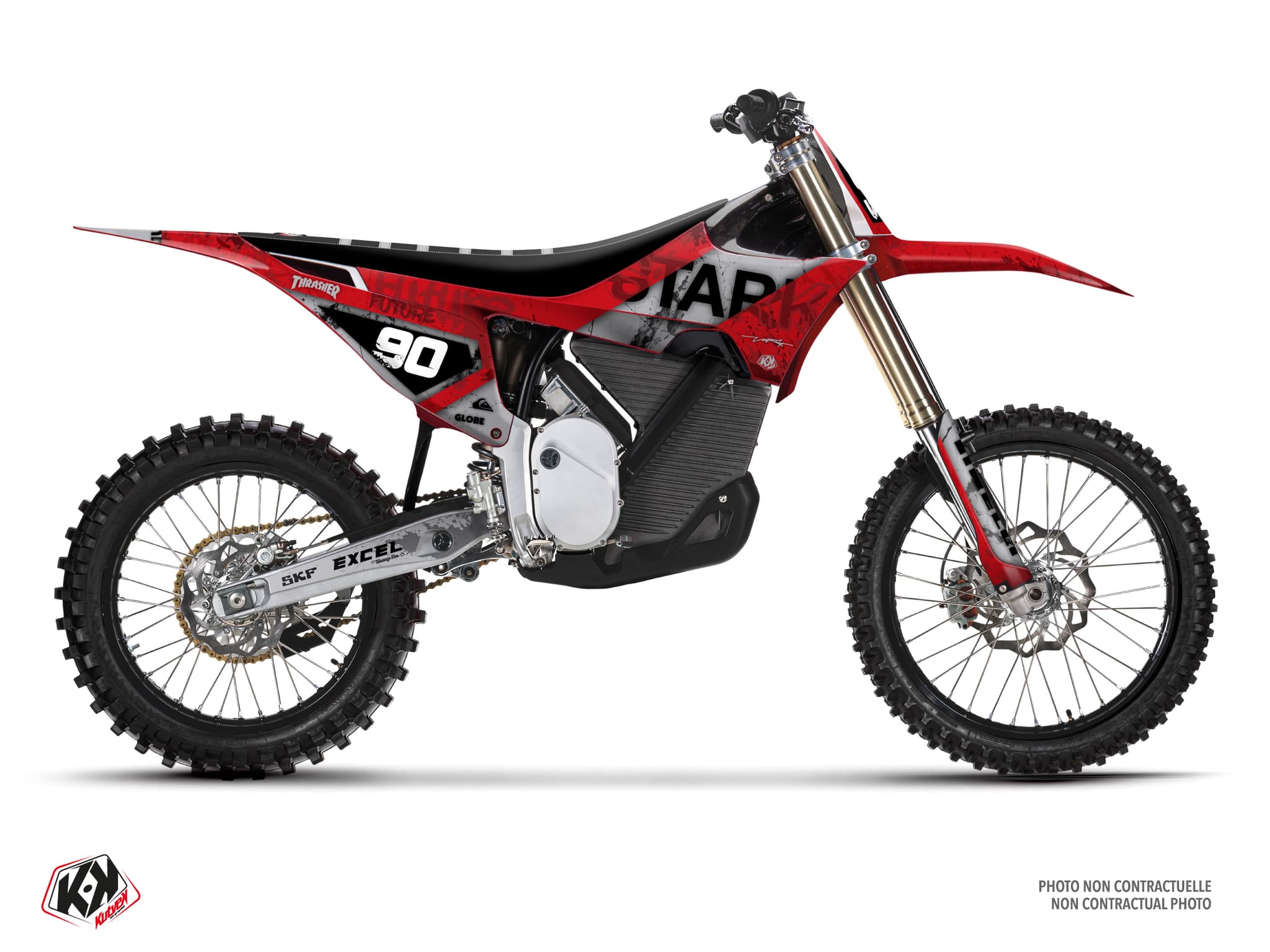Graphic Kit Varial Red Dirt Bike Stark Future Varg