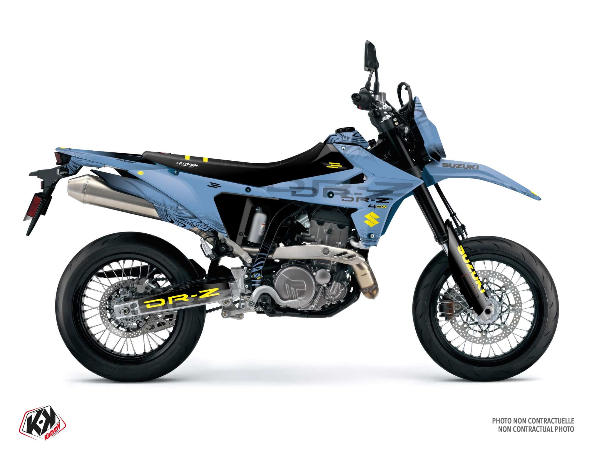Kit graphique Moto SUZUKI DR-Z 4 SM VEIN Bleu