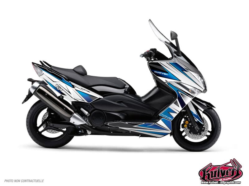 kit decorativo maxiscooter velocity yamaha tmax 500 bianco blu | Yamaha | Kutvek