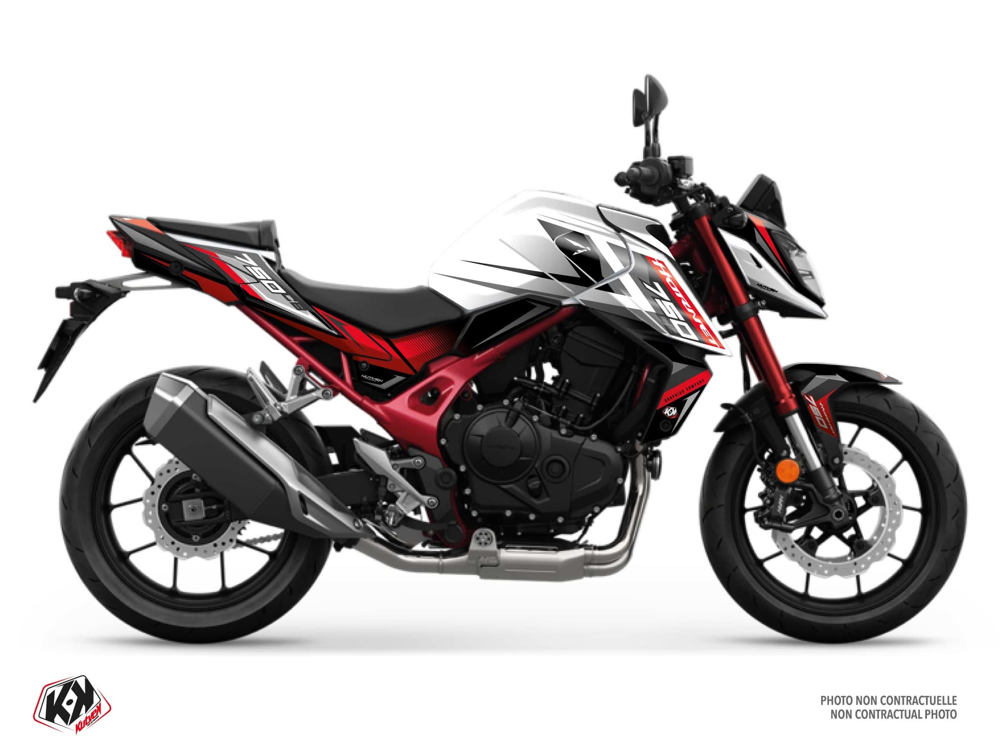 kit graphique moto honda cb 750 hornet versatil blanc