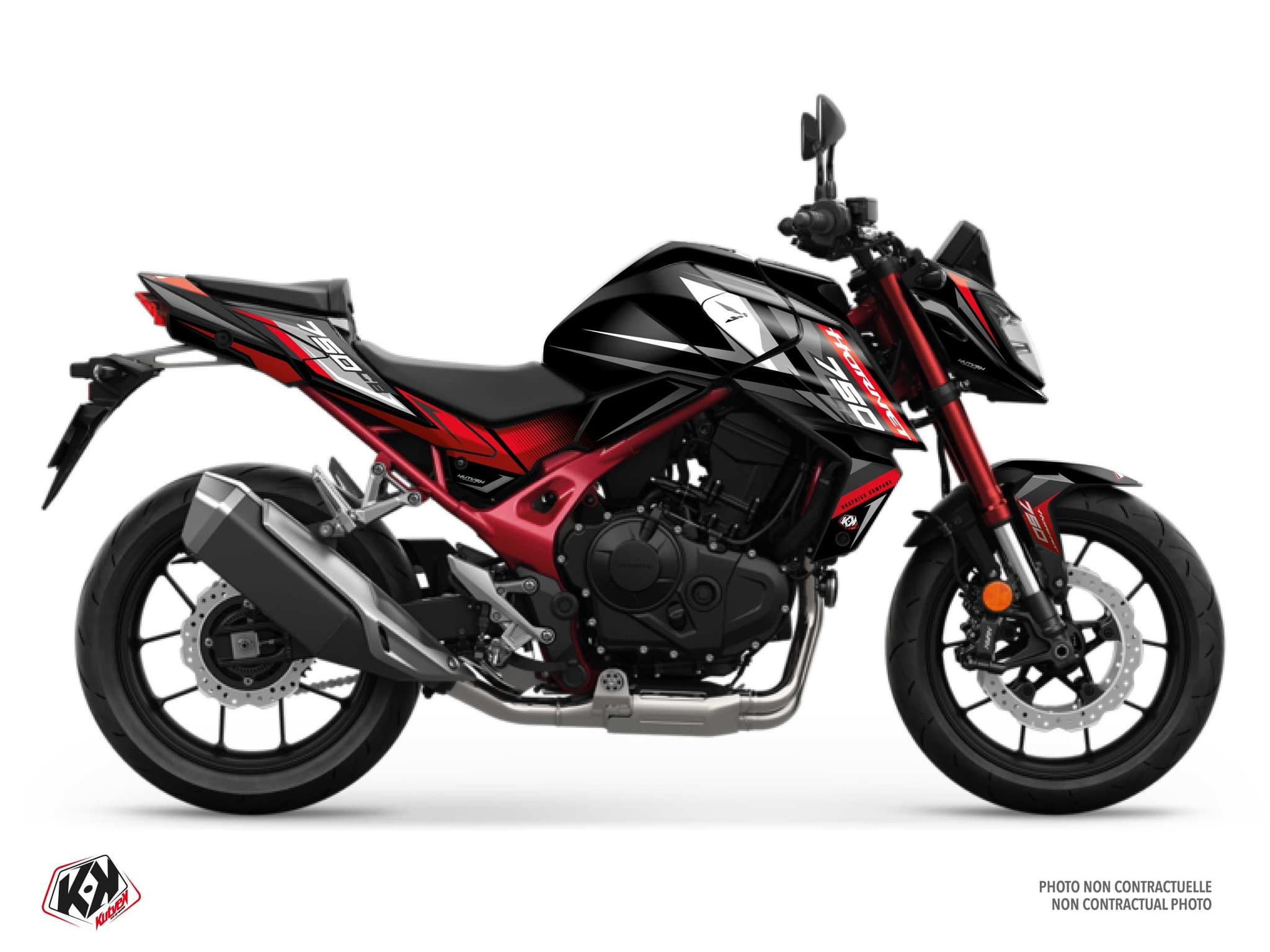 kit graphique moto honda cb 750 hornet versatil noir