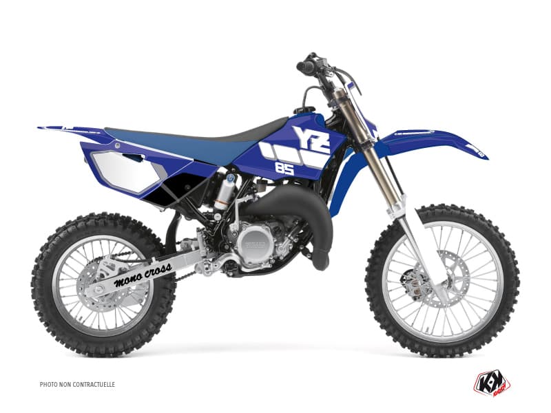 deko-set moto-cross vintage yamaha 85 yz blau | 85 YZ | Kutvek