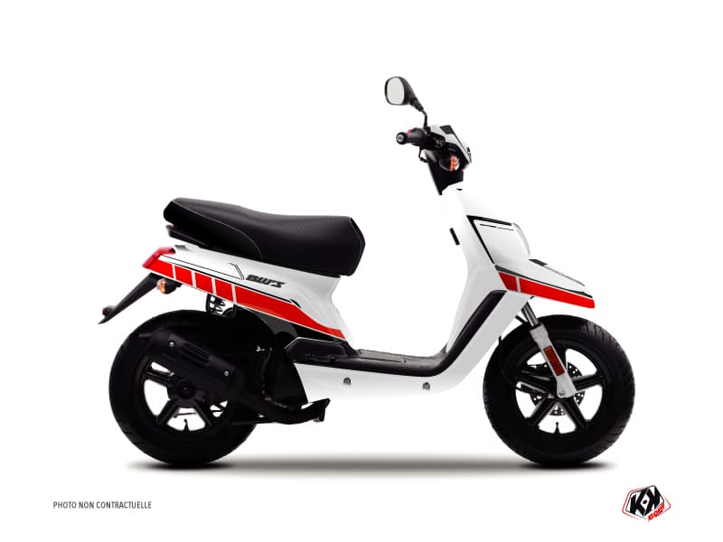 Kit graphique Scooter Vintage Yamaha BWS Rouge