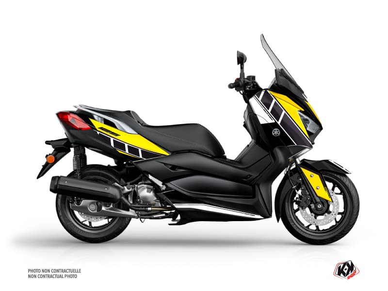 kit decorativo maxiscooter vintage yamaha xmax 125 giallo | Yamaha | Kutvek