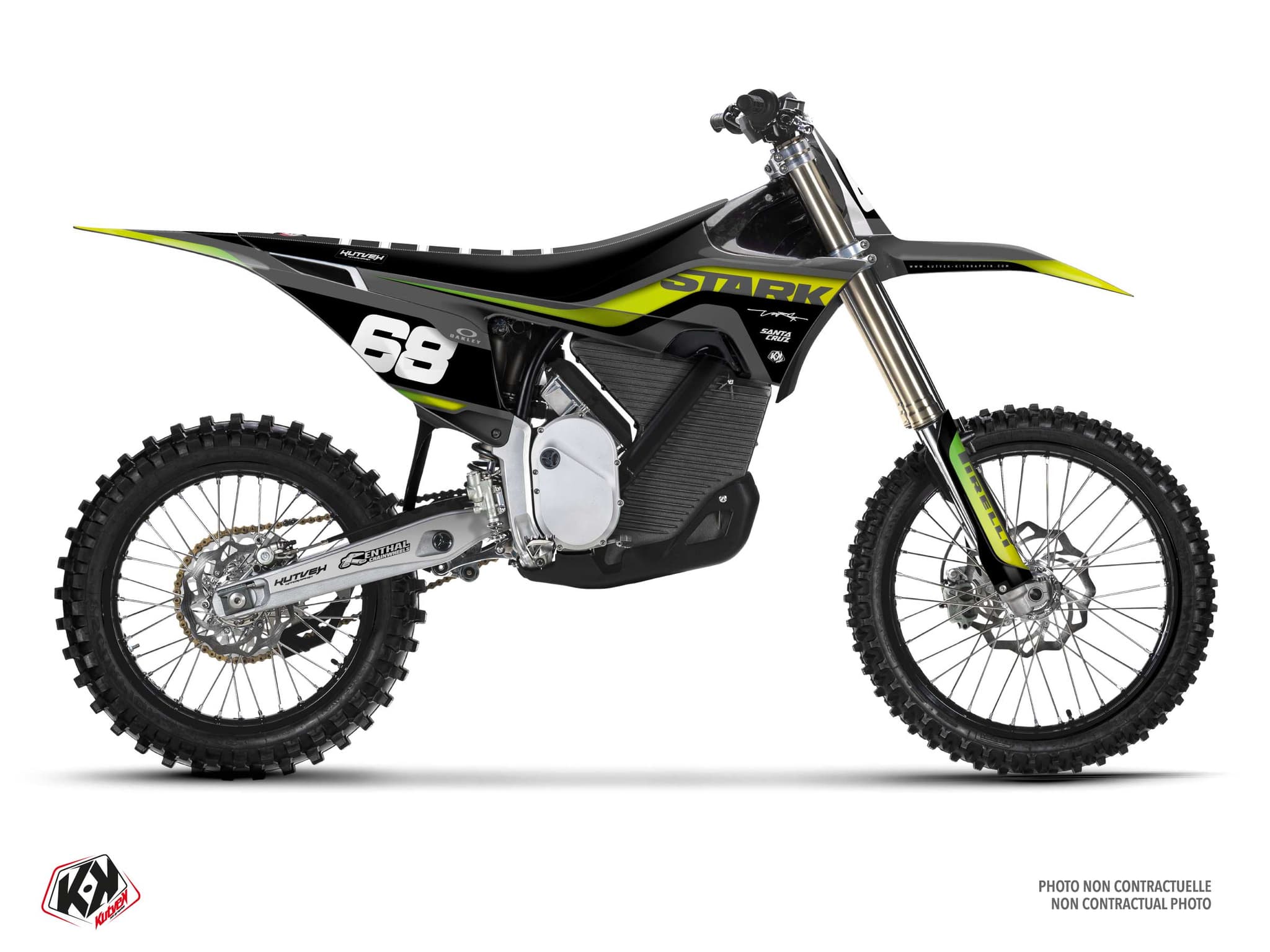 Graphic Kit Vision Grey Dirt Bike Stark Future Varg