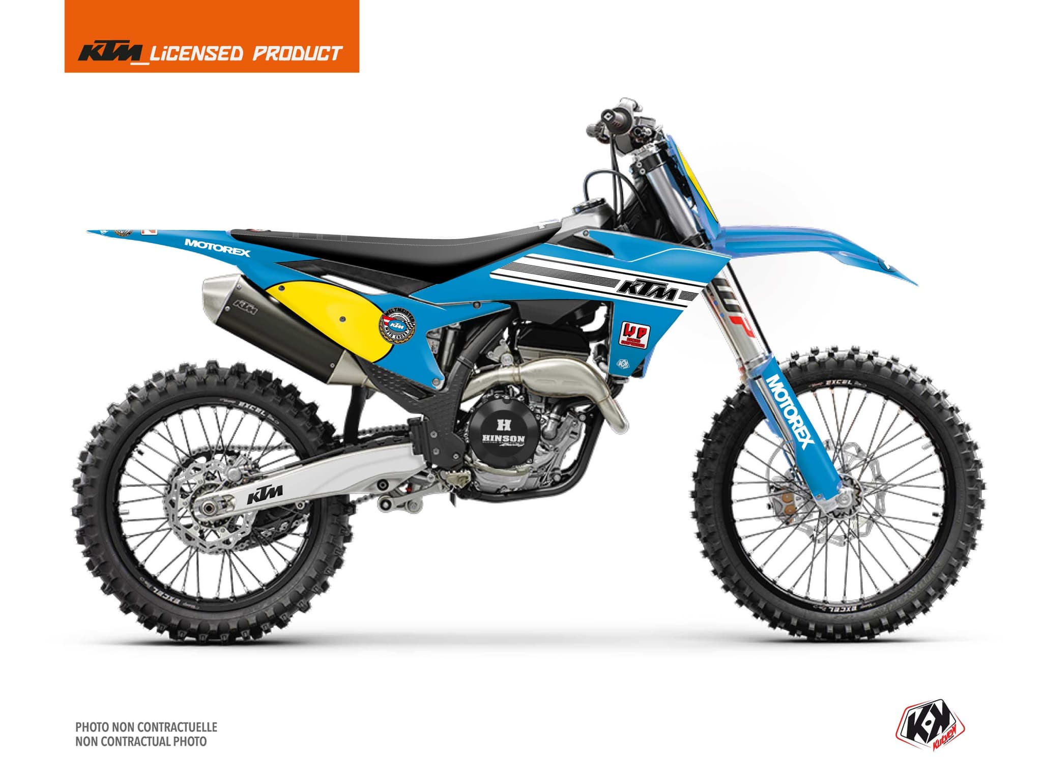kit graphique motocross ktm sx 150 weltmeister bleu | KTM | Kutvek