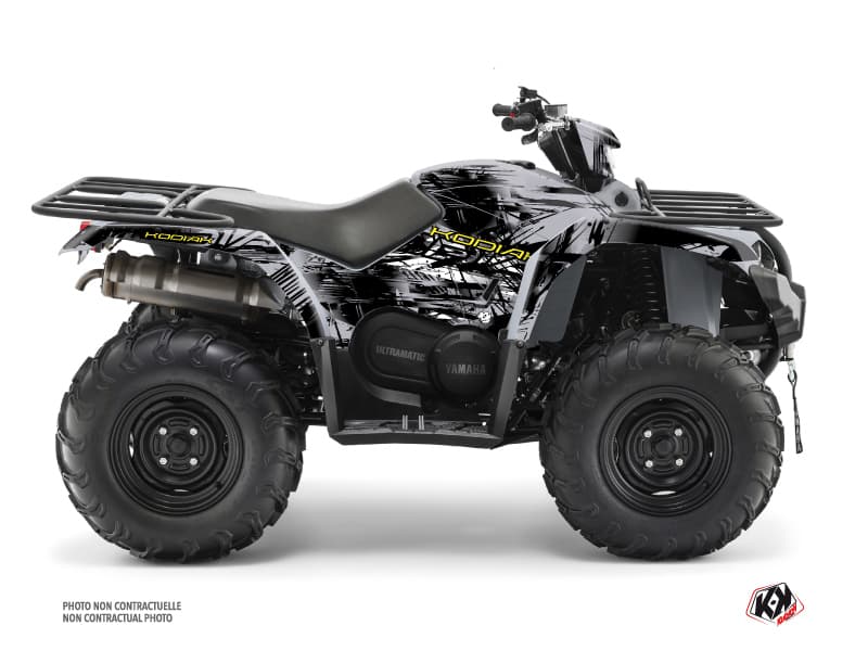 kit graphique quad yamaha kodiak 450 wild gris | Yamaha | Kutvek