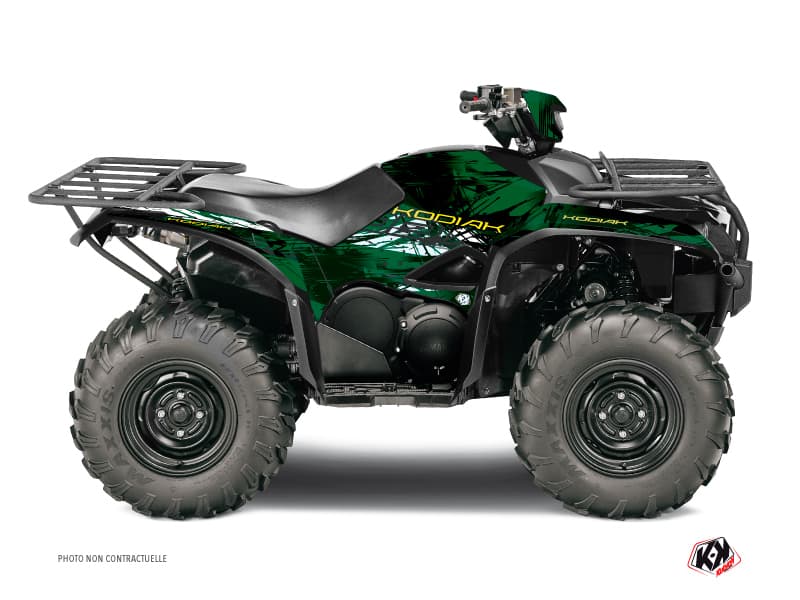 kit graphique quad yamaha kodiak 700 wild vert