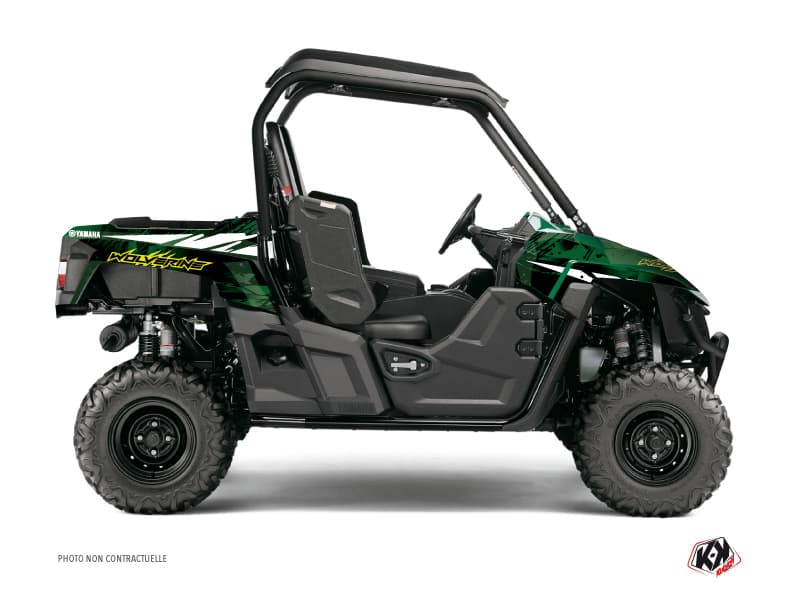 kit graphique ssv wild yamaha wolverine-r vert