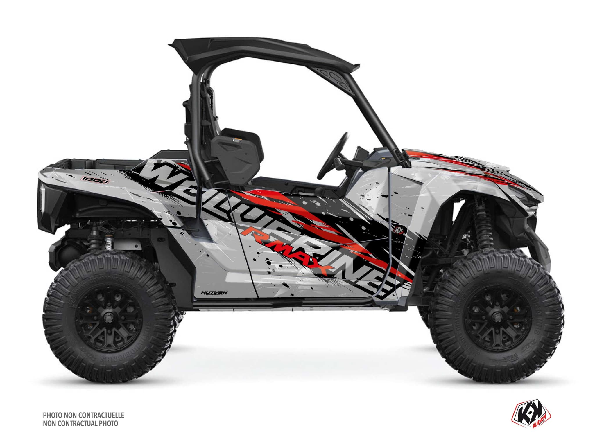 kit graphique ssv yamaha wolverine r max wild gris | Yamaha | Kutvek