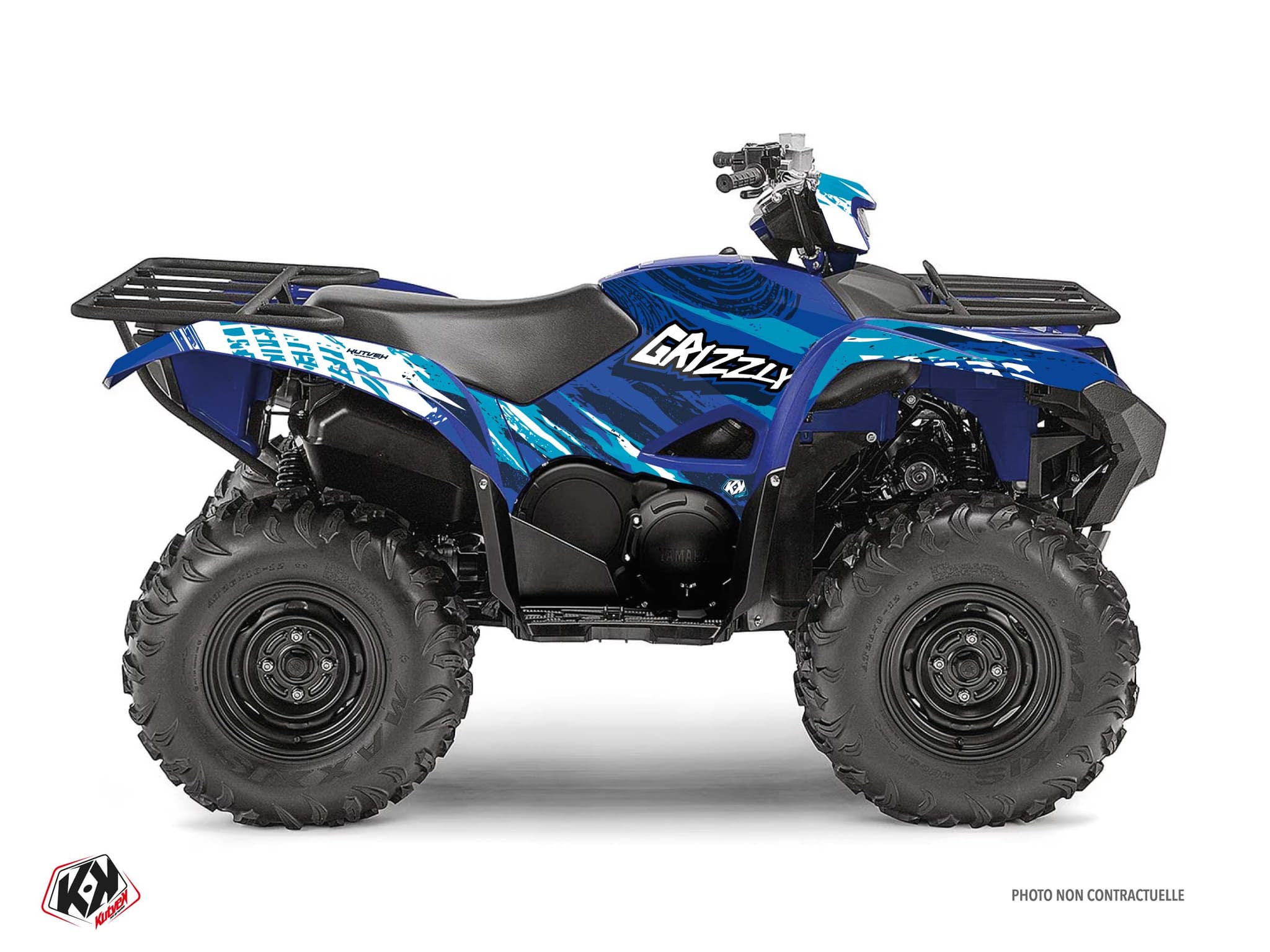 kit graphique quad yamaha grizzly 708 wilder bleu