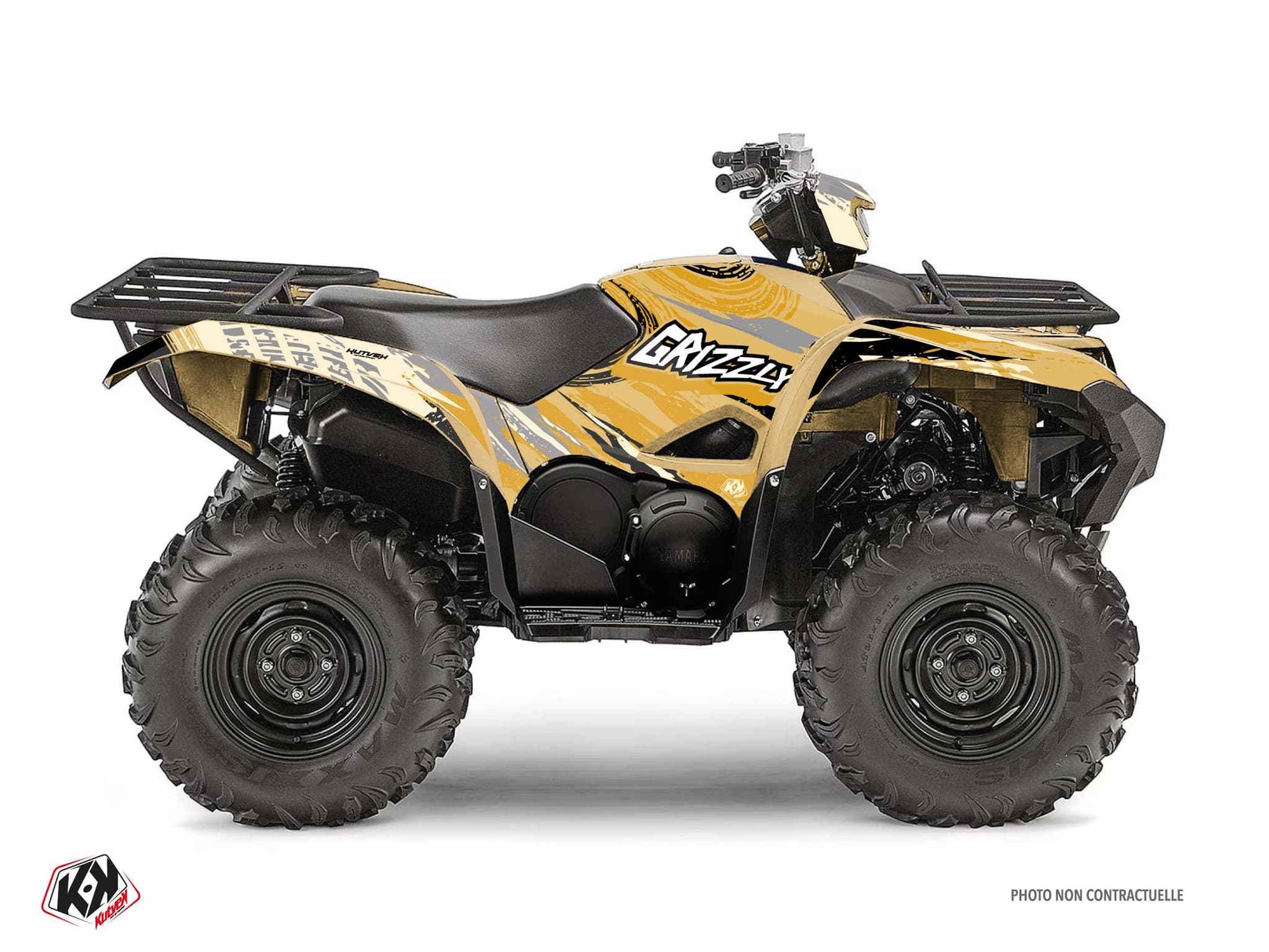 kit graphique quad yamaha grizzly 708 wilder sable