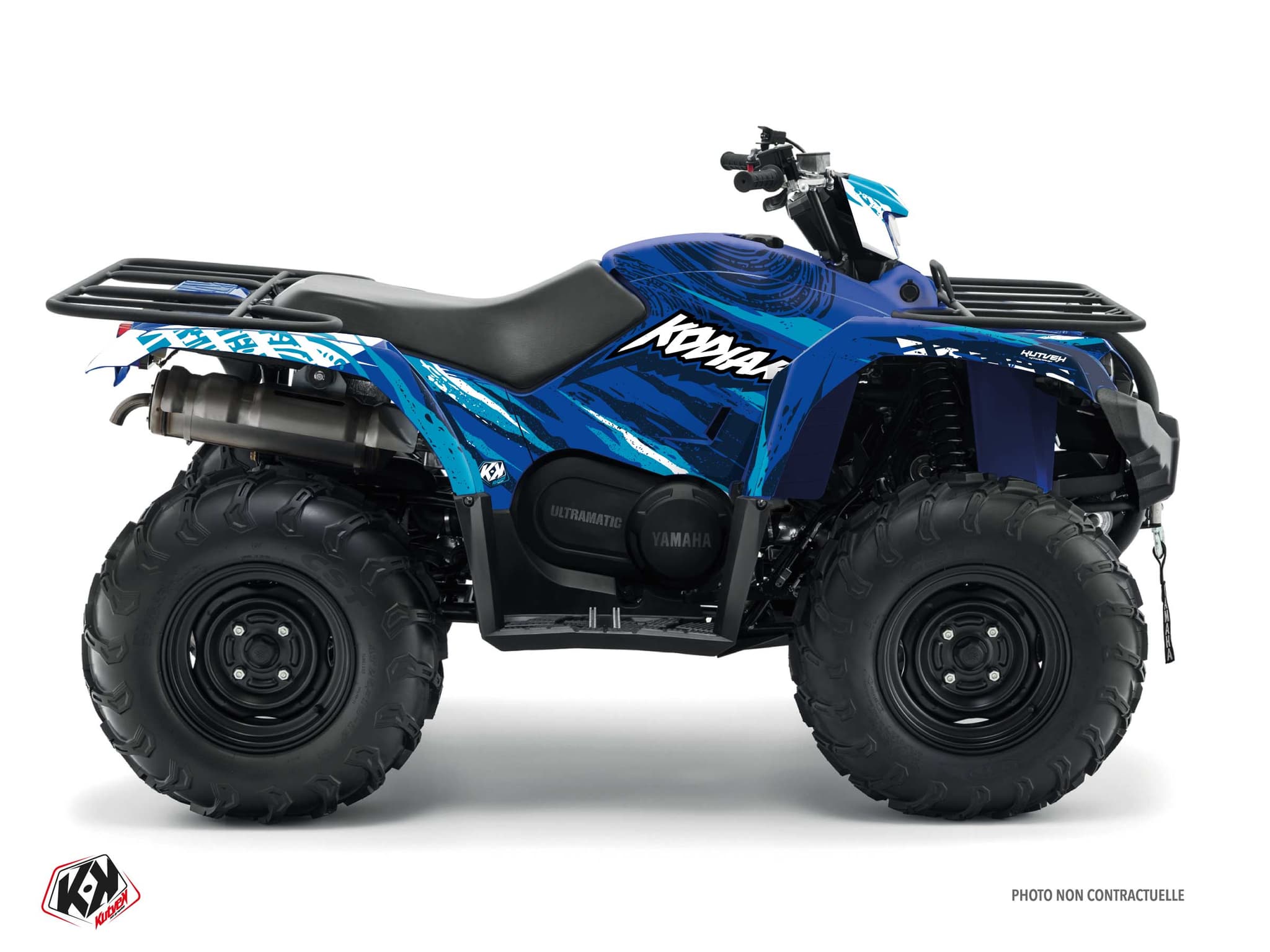 kit graphique quad yamaha kodiak 450 wilder bleu