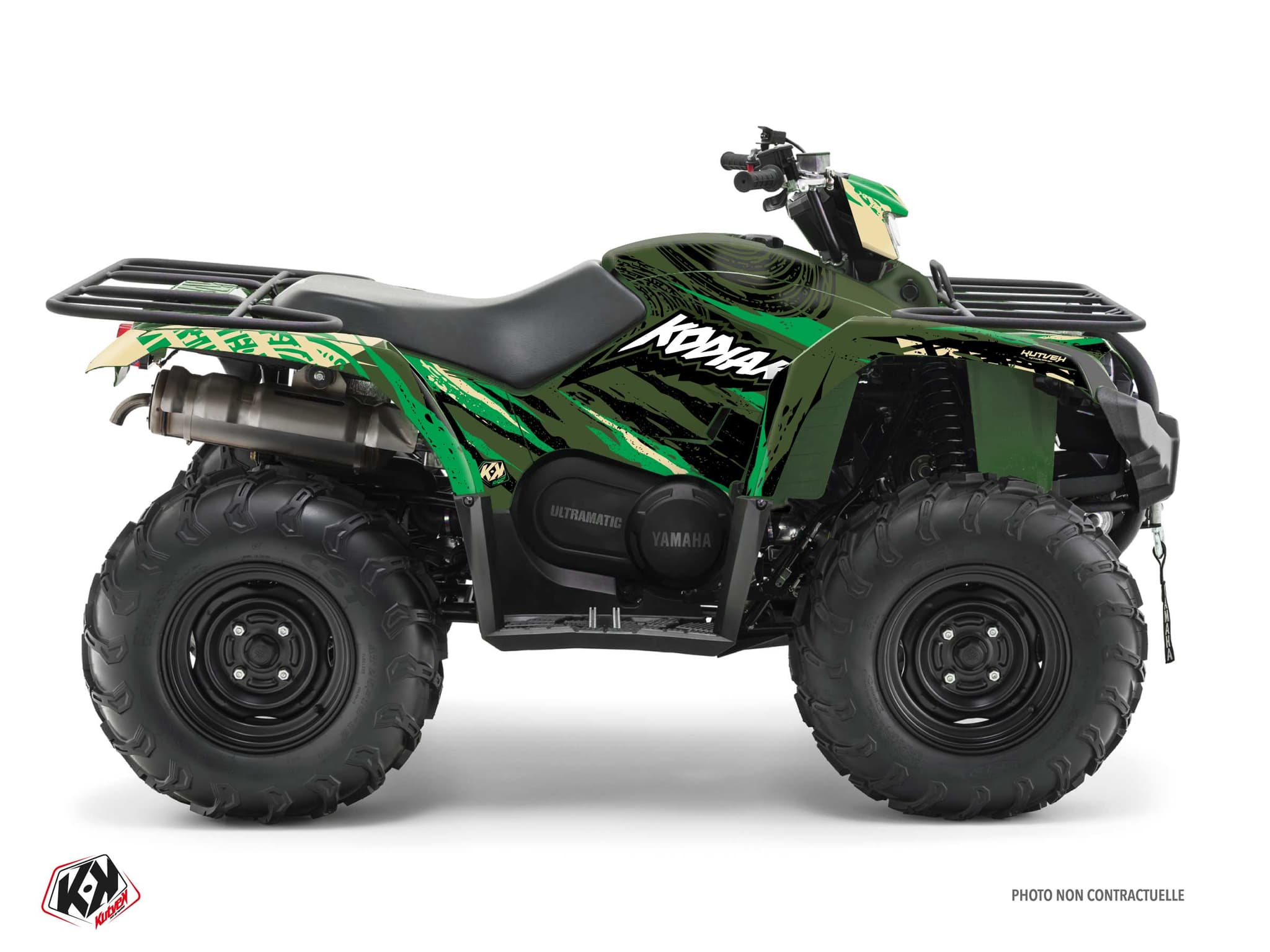 kit graphique quad yamaha kodiak 450 wilder vert