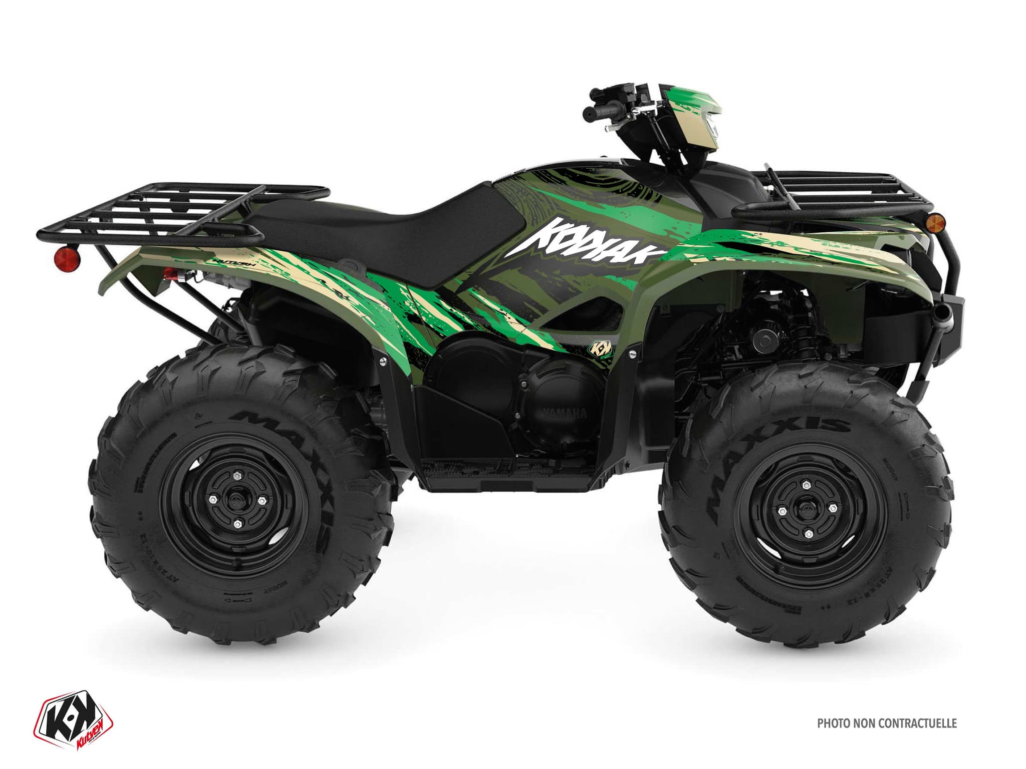 kit graphique quad yamaha kodiak 700 wilder vert