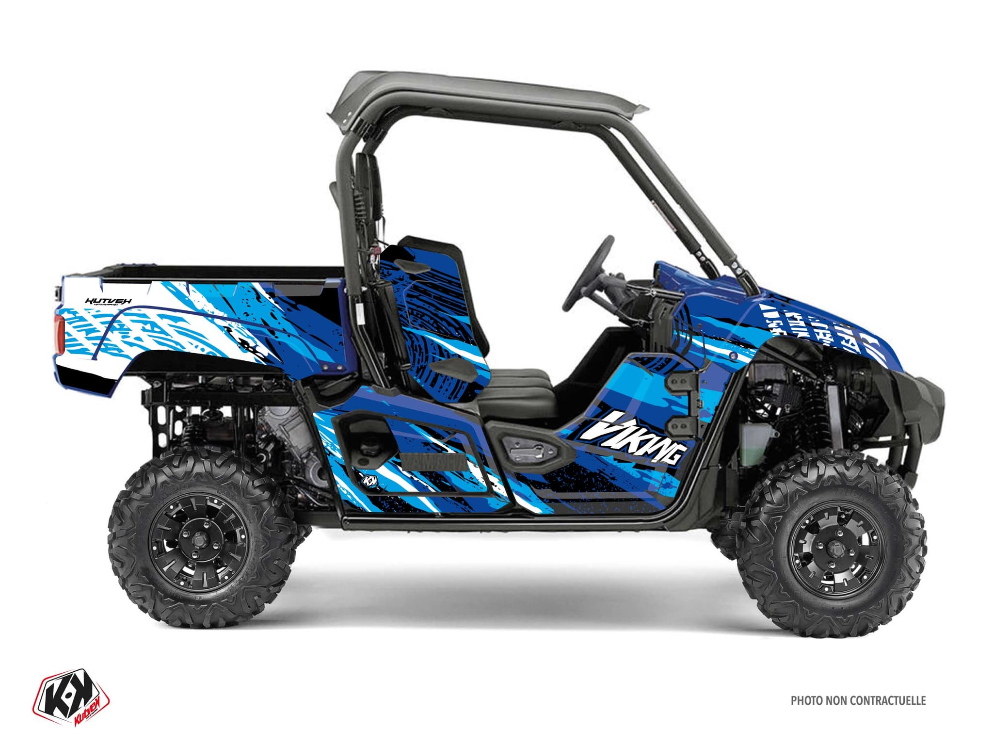 kit graphique ssv yamaha viking wilder bleu