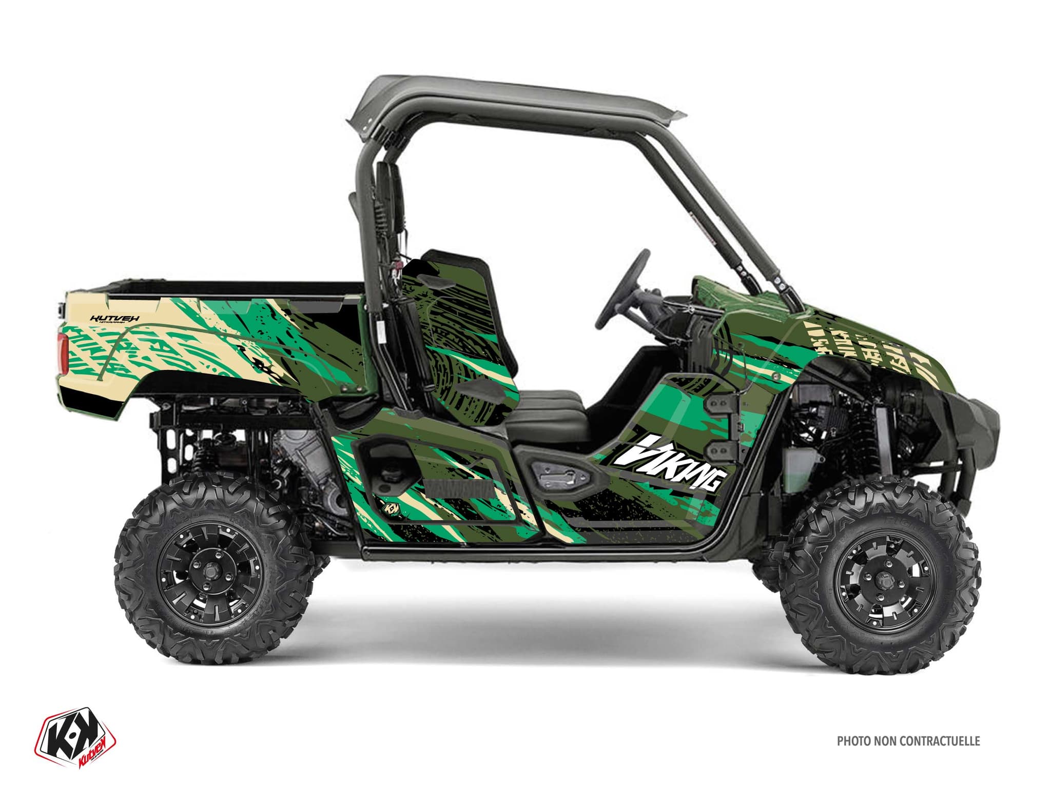 kit graphique ssv yamaha viking wilder vert
