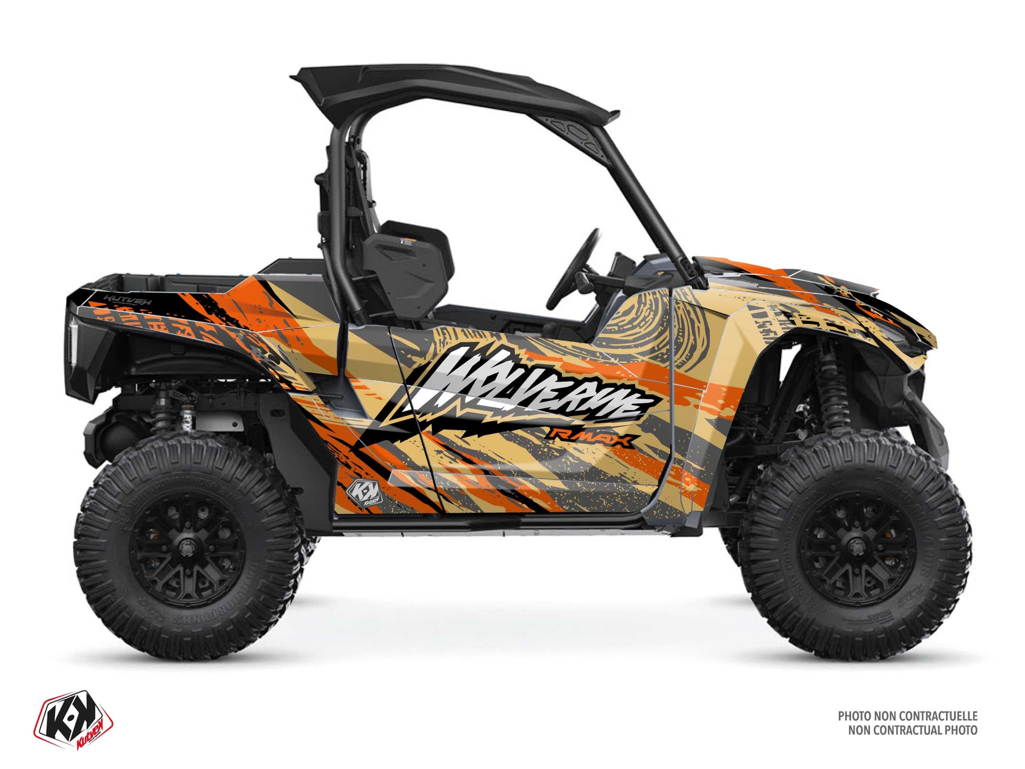 kit graphique ssv yamaha wolverine r max wilder sable