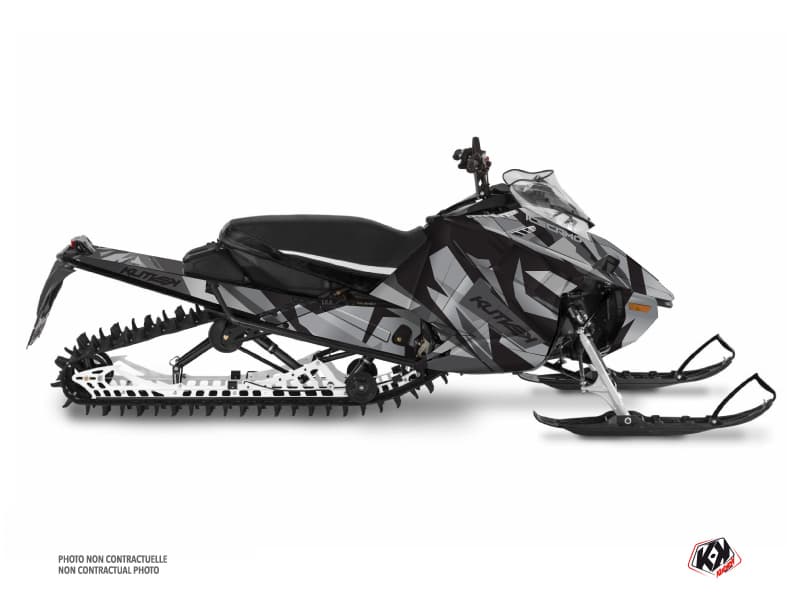 kit déco motoneige yamaha mountain max icecamo noir