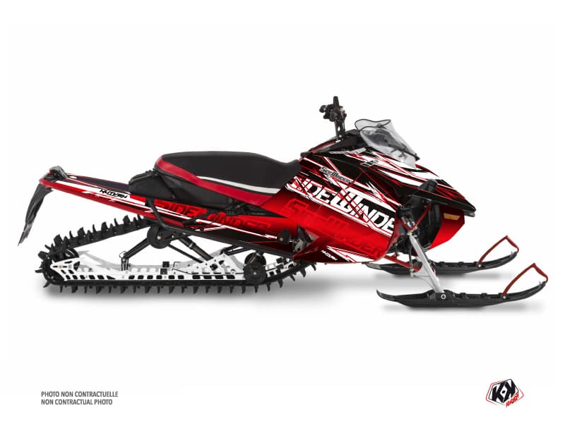 kit déco motoneige yamaha mountain max mission rouge