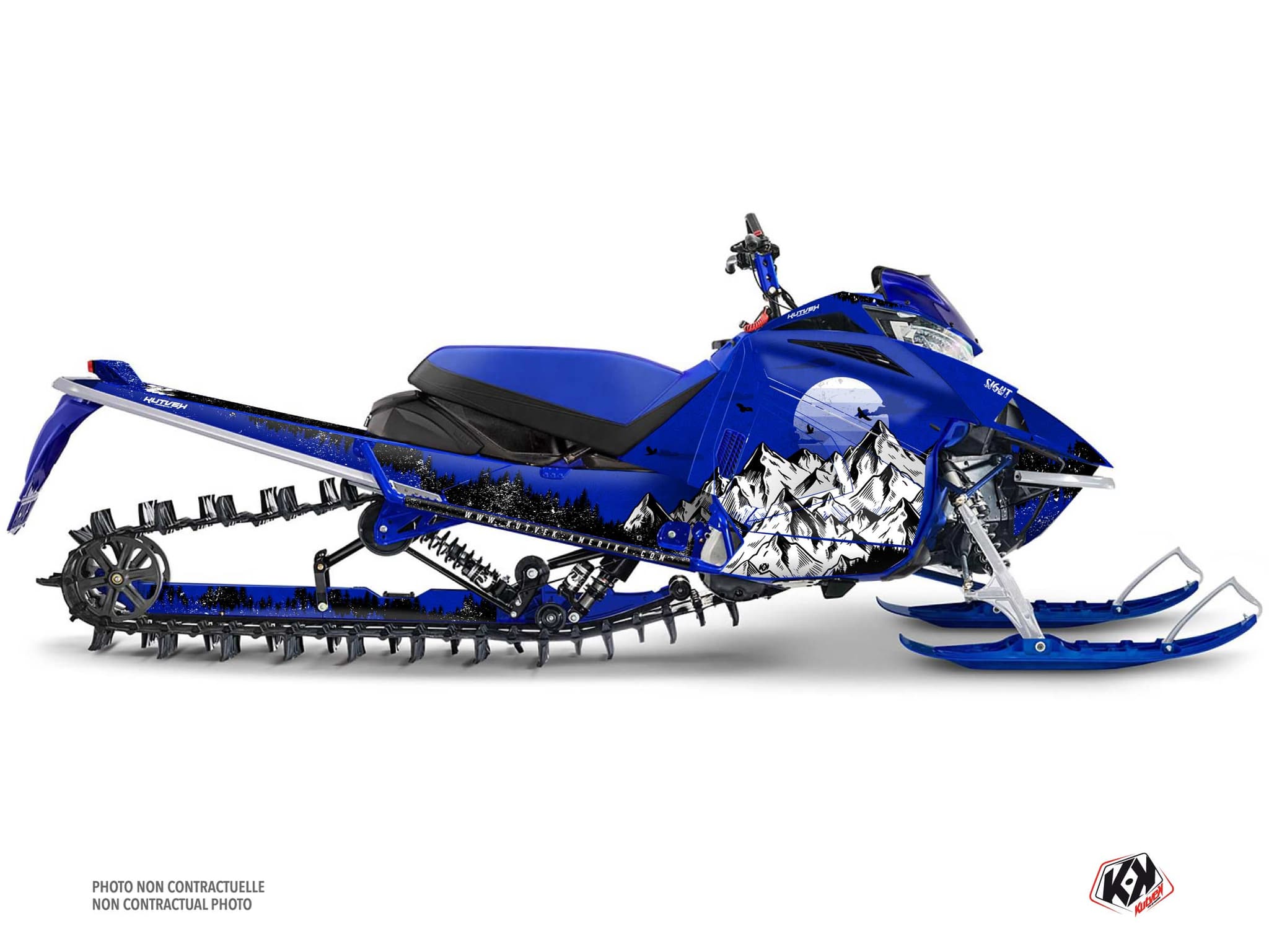 kit déco motoneige yamaha sx venom mountain sight bleu