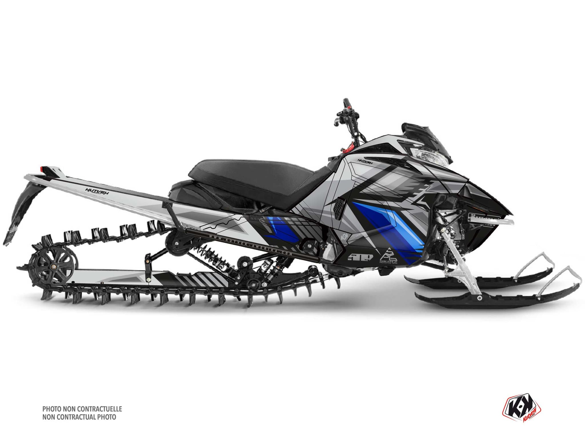 kit déco motoneige yamaha sx venom mountain squadron gris
