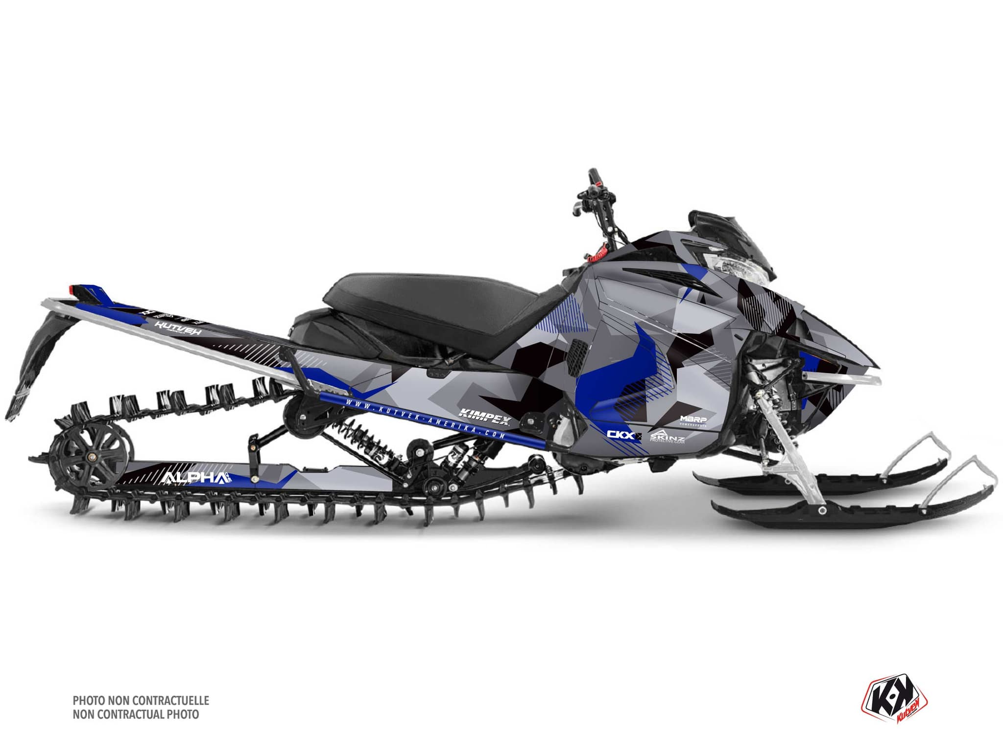 kit déco motoneige yamaha sx venom mountain unit gris