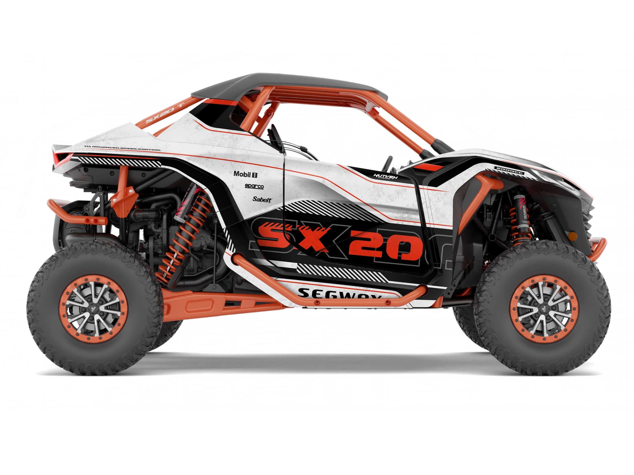kit de decoración yuma blanco ssv segway super villain sx20