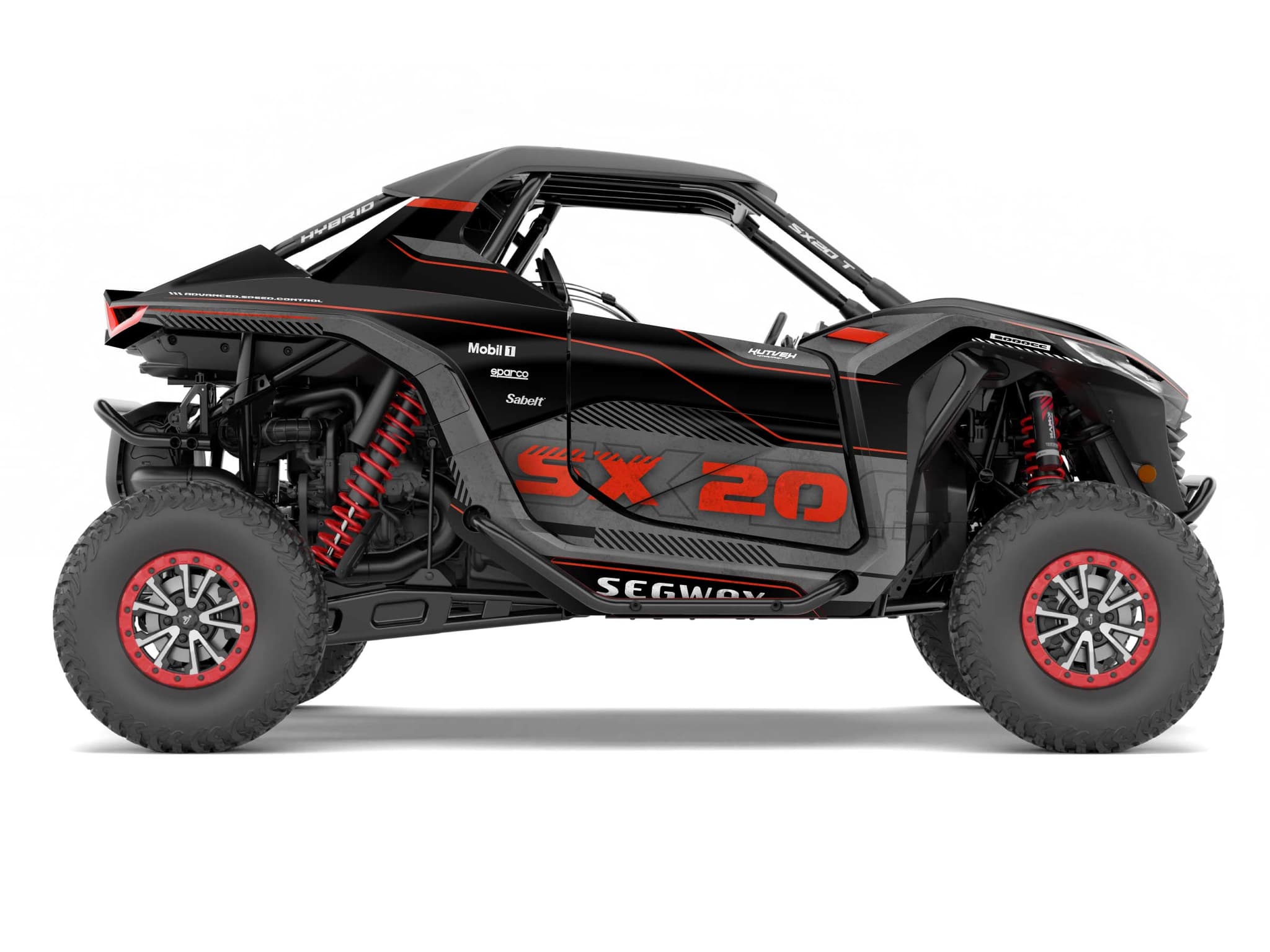 kit de decoración yuma negro ssv segway super villain sx20