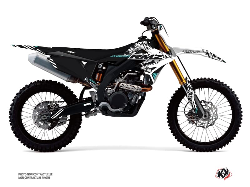 kit graphique motocross suzuki rm-z 450 zero turquoise