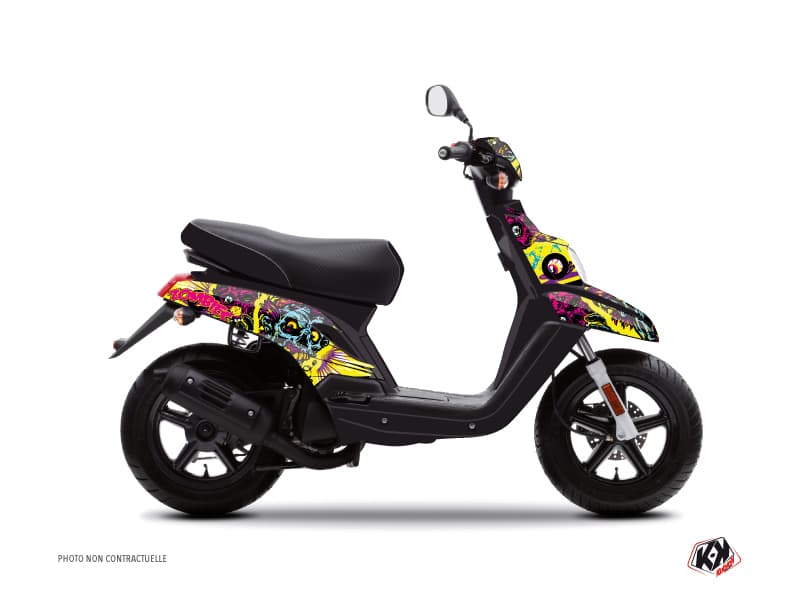 kit graphique scooter zombies colors yamaha bws