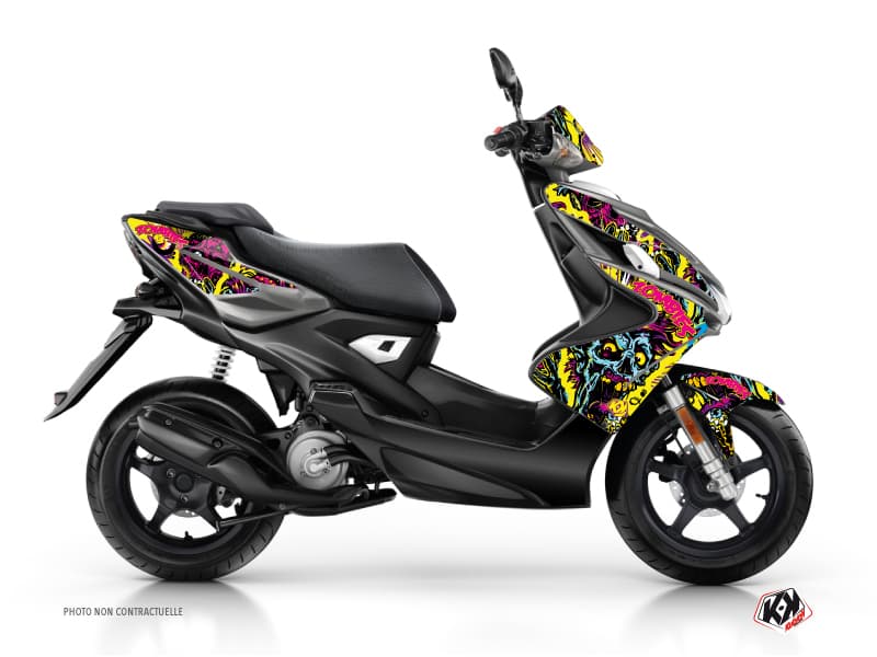 kit graphique scooter zombies colors mbk nitro