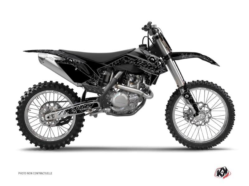 deko-set moto-cross zombies dark ktm 250 sx schwarz