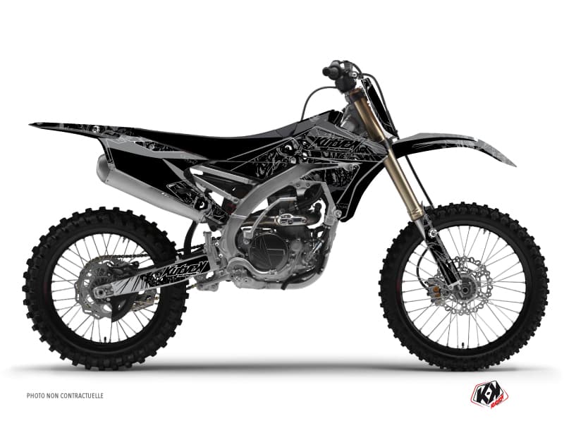 Yamaha 250 YZF Dirt Bike Zombies Dark Graphic Kit Black | 250 YZF | Kutvek