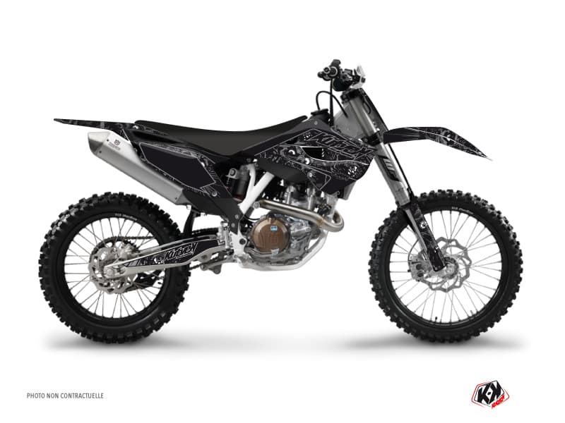 deko-set moto-cross zombies dark husqvarna fc 350 schwarz