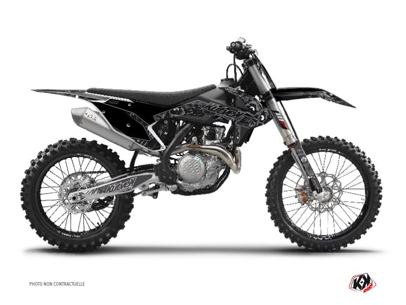 deko-set moto-cross zombies dark ktm 450 sxf schwarz