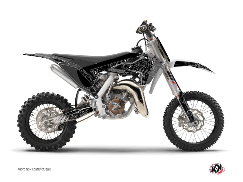 deko-set moto-cross zombies dark husqvarna tc 65 schwarz