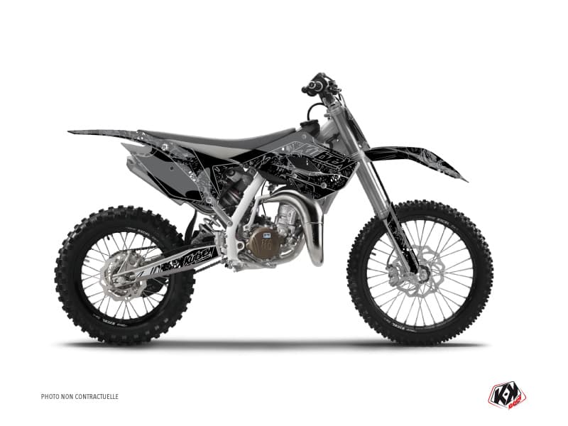 deko-set moto-cross husqvarna tc 85 zombies dark schwarz