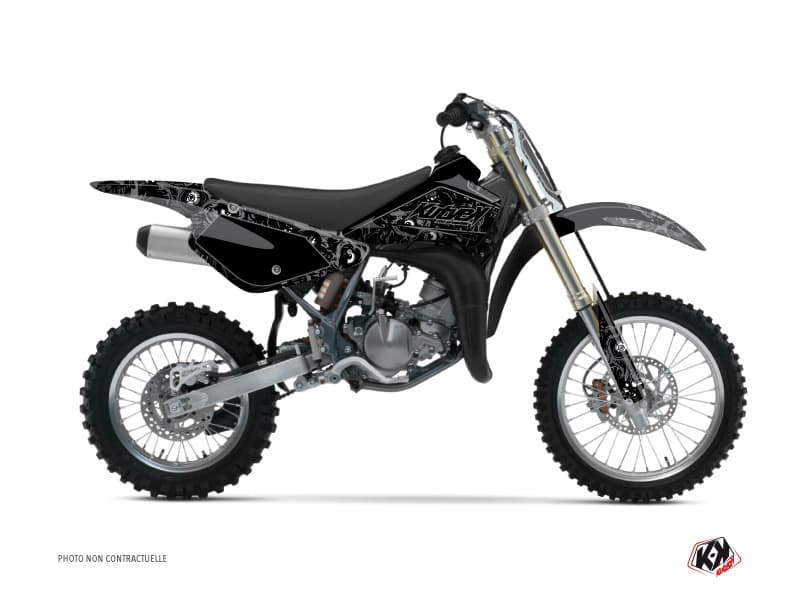 kit graphique motocross suzuki rm 85 zombies dark noir