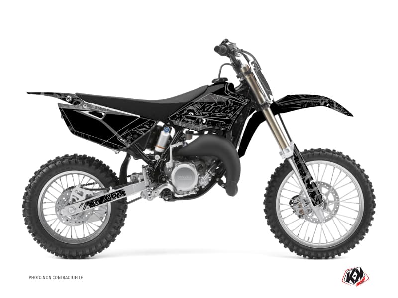 kit graphique motocross yamaha yz 85 zombies dark noir