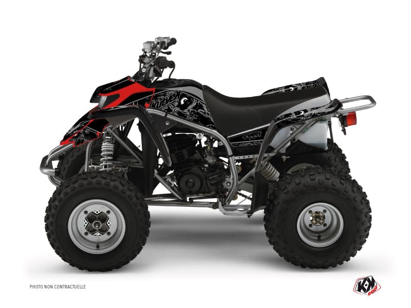 deko-set quad zombies dark yamaha blaster schwarz