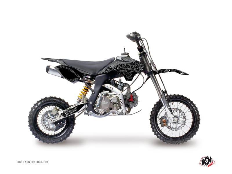 dirt bike ycf pilot 125 f zombies dark black graphic kit