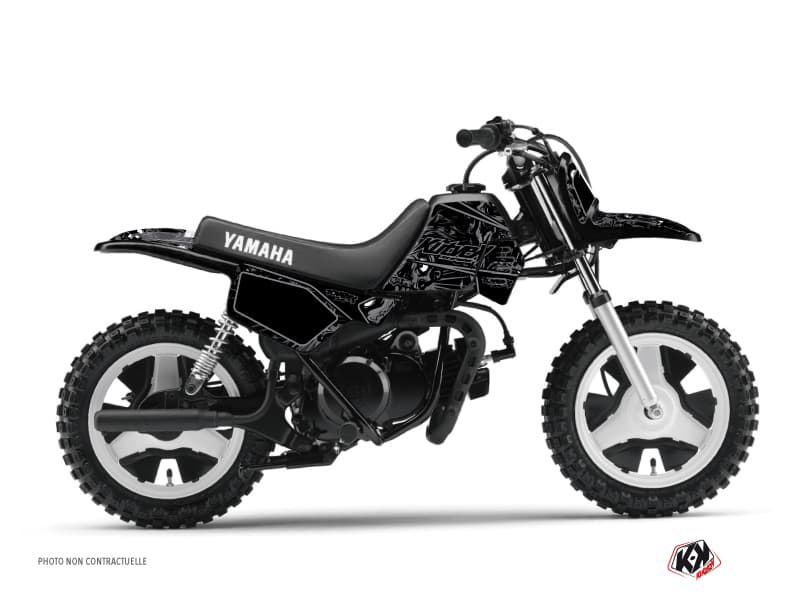 Yamaha PW 50 Dirt Bike Zombies Dark Graphic Kit Black | PW 50 | Kutvek