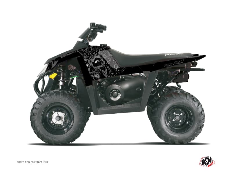 Kit graphique Quad Zombies Dark Polaris Scrambler 500 Noir