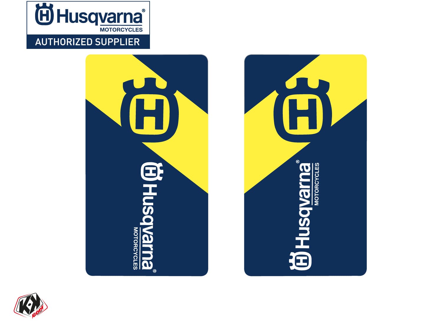 kit graphique stickers de fourche legend motocross husqvarna tc-fc te-fe bleu | Stickers de fourche | Kutvek