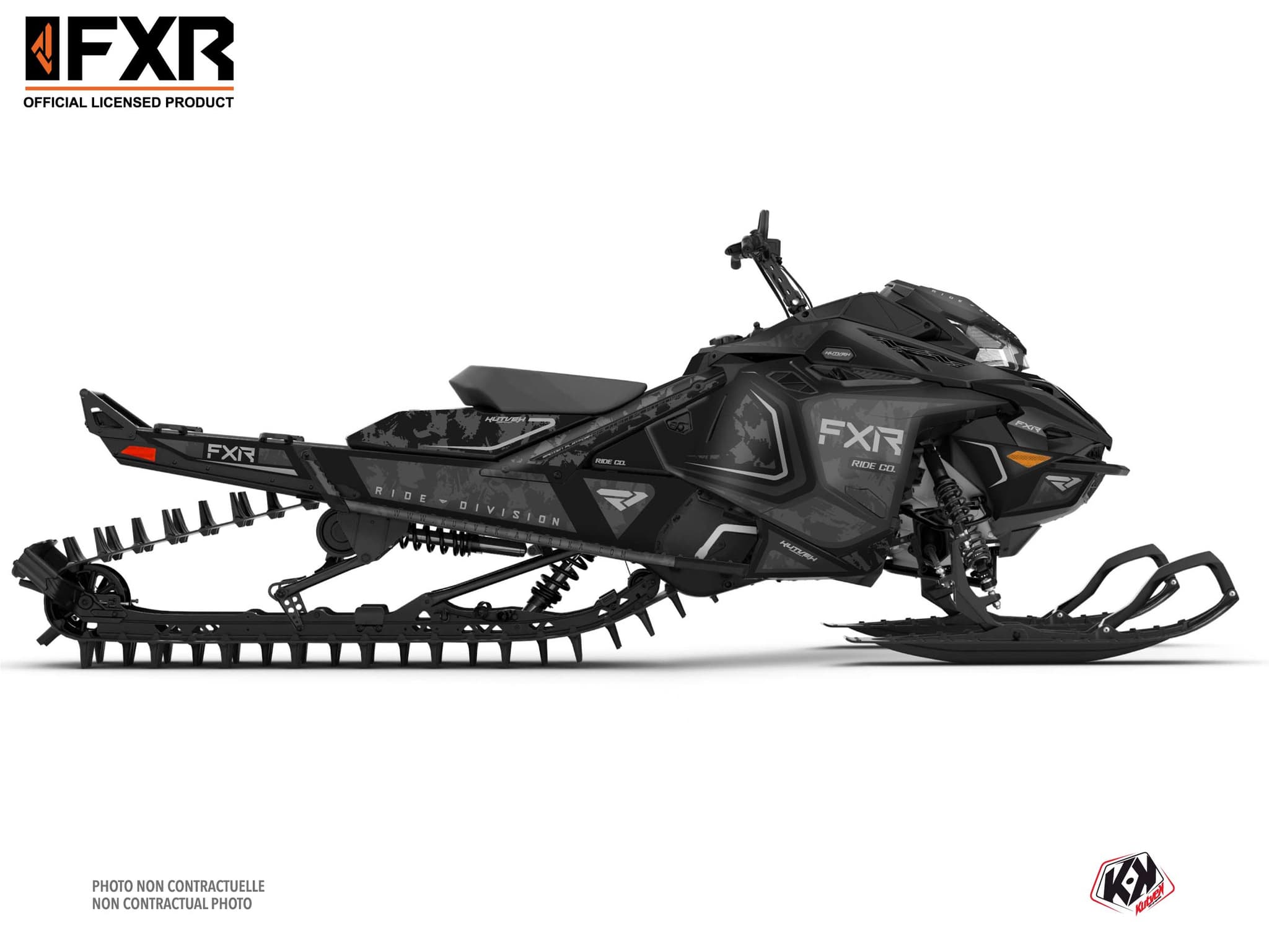kit déco motoneige lynx rave re likens noir