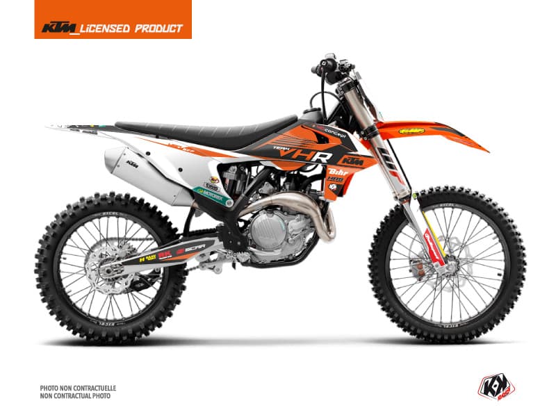 deko-set moto-cross ktm sx 450 f replica tixier team vhr 2018-2019 replica