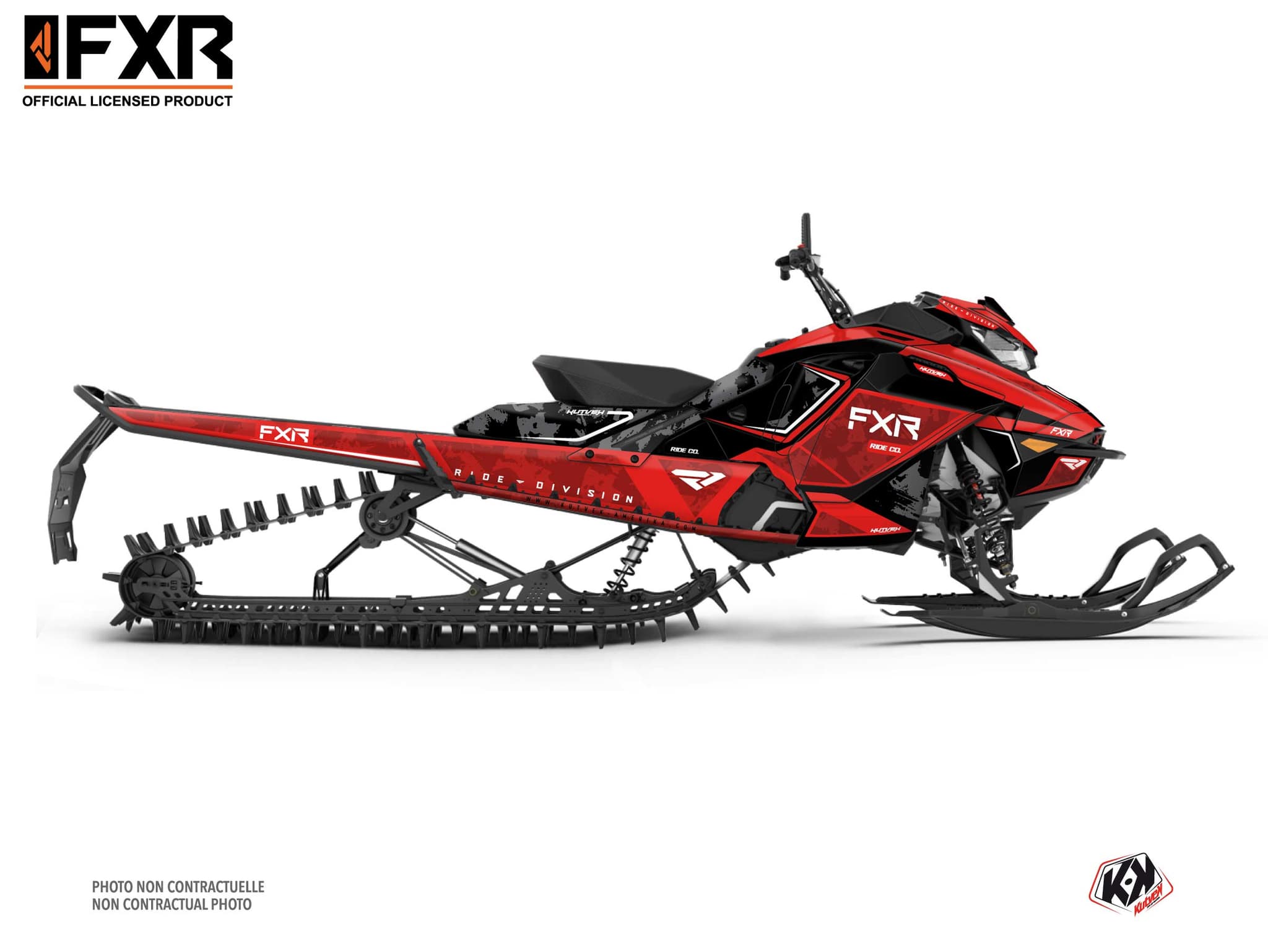 kit déco motoneige skidoo backcountry sport likens rouge