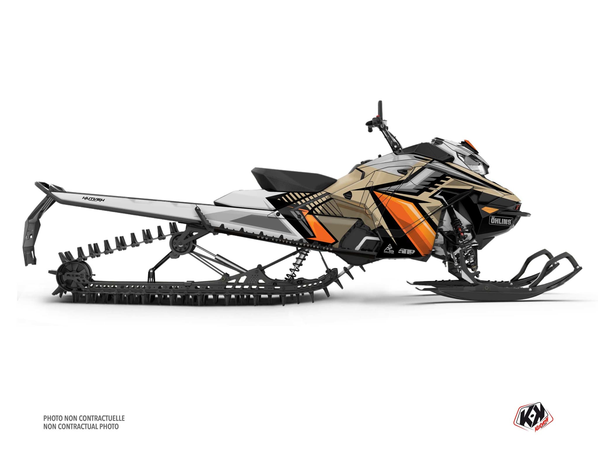 kit déco motoneige skidoo backcountry sport squadron sable