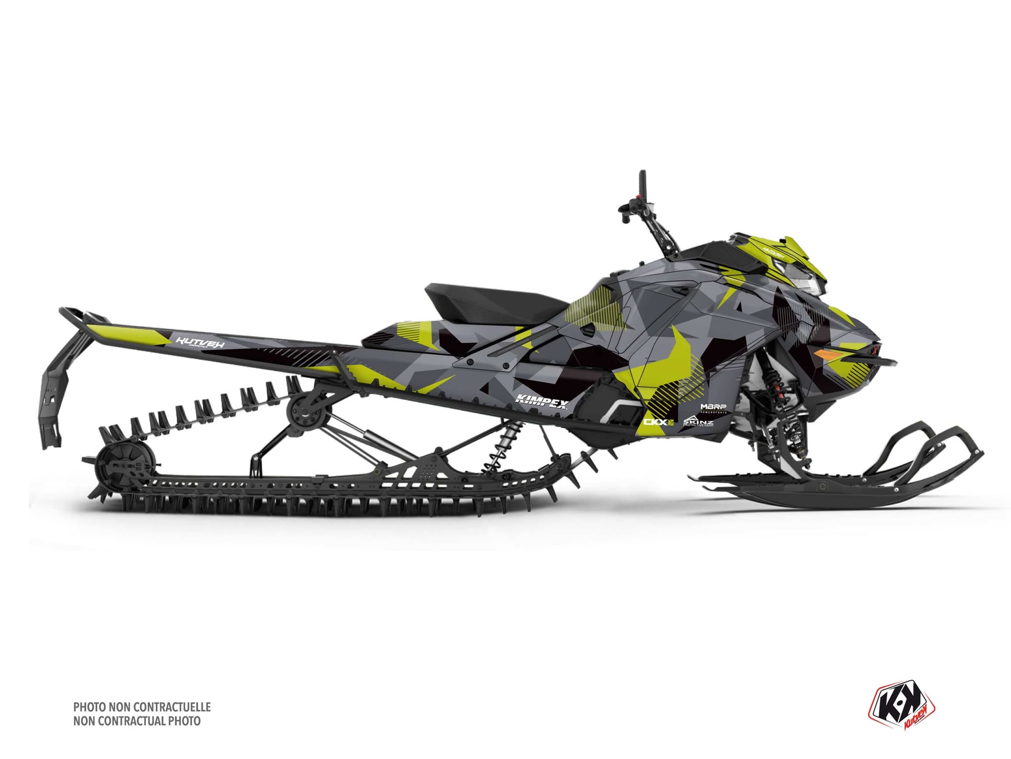kit déco motoneige skidoo backcountry sport unit vert
